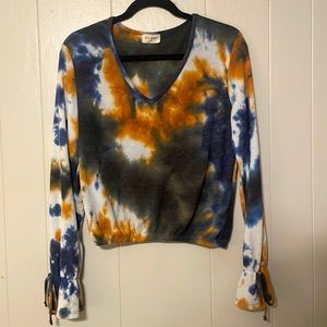 Very Cool! Free Kisses Tie Dye Top